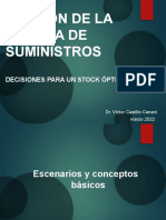 CLASE 10 - Decisiones para Un Stock Óptimo