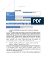 Formato Informe Social para Beneficiario