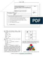 Q.1 (1.00) - Use Os Símbolos (Igual), (Maior