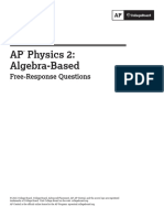 AP Physics 2: Algebra-Based: Free-Response Questions