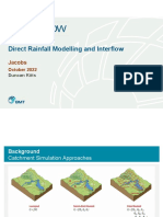 Direct Rainfall Modelling and Interflow: Jacobs