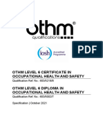 OTHM Level 6 Occupational Health and Safety Spec 2021 10