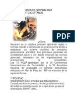 Los 15 Principios de Contabilidad Generalmente Aceptados