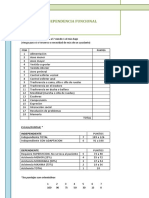 Fim - Medida de Independencia Funcional