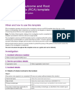 Root Cause Analysis Template 08