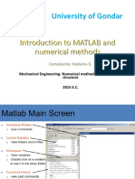 Intro - Matlab - and - Numerical - Method Lab Full Document