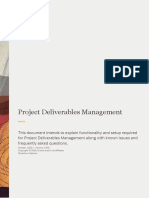 Project Deliverable Management