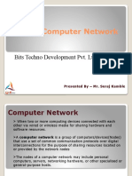 Basic Computer Network: Bits Techno Development Pvt. Ltd. Kolhapur