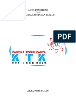 Lembaran Identitas Perusahaan