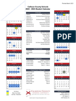 23-24 Student Calendar