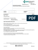 Igcse: Cambridge International Examinations