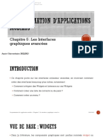 Chapitre 5: Les Interfaces Graphiques Avancées: Audience: STIC-L2-SR Année Universitaire: 2022/2023