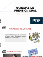 Estrategias de Comprensión Oral: Habilidades Comunicativas