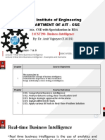 Apex Institute of Engineering Department of Ait - Cse: B.E. CSE With Specialization in BDA