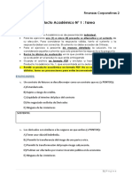 Producto Académico N°1 - Finanzas Corporativas 2