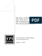 The State of Working New York 2011: The Unemployment Crisis Two Years Into Recovery