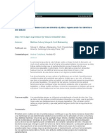 Presidencialismo y Democracia en América Latina