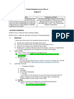 SEMI-DETAILED LESSON PLAN IN TEACHING ENG.9-COT For