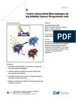 Targeting TAM Marco To Reprogram Macrophage in Cancer Cell 2016