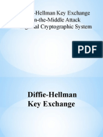 Diffie-Hellman Key Exchange Man-in-the-Middle Attack Elgamal Cryptographic System