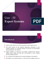 Unit - IV: Expert Systems