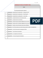 Visa Checklist For Uk Student Visa