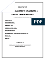 Logistics Management in Retail Industry: A Case Study V-Mart Retail Limited