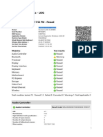 Lenovo Diagnostics - LOG: 9/3/2022 1:17:56 PM - Passed