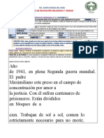 Área de Educación Religiosa 5° Grado: Ies. Santa Rosa de Lima