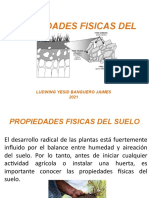 Propiedades Fisicas Del Suelo: Ludwing Yesid Banguero Jaimes 2021