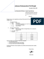 Surat Permohonan Rekomendasi Peil Banjir: Samarinda, 6 Maret 2023