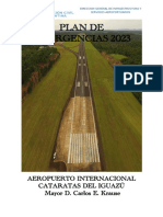 Plan DE Emergencias 2023: Aeropuerto Internacional Cataratas Del Iguazú Mayor D. Carlos E. Krause