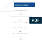 Del 03 Al 07 de Abril Del 2023: Gestión Educativa y Creación de Ambientes de Aprendizaje