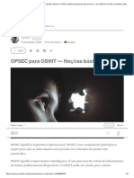 OPSEC para OSINT - Noções Básicas. OPSEC Significa Segurança Operacional... - Por VEEXH - A Folha Do Detetive - Média
