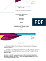 Diagnóstico de La Educación Inclusiva TAREA 3 - KATHERINE OYOLA