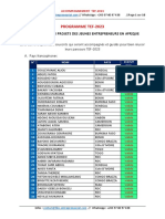 Liste TEF 2023