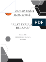 Alat Evaluasi Belajar