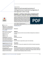 Maternal and Neonatal Outcomes