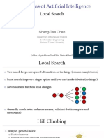 Foundations of Artificial Intelligence: Local Search