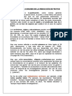 Errores Más Comunes en La Redacción de Textos: Catalanismos Erróneos