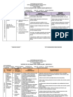 Matriz de Alineacion Curricular Quimica I