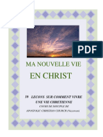 Ma Nouvelle Vie en Christ - Apostolic Christian Church