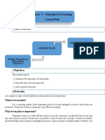 LessonPlan Module