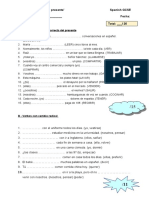 Prueba Presente Revision Tiempos Verbales