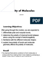 Polarity of Molecules