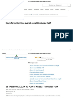 Cours Formation Excel Avancé Complète Niveau 2 PDF: Accueil Blog