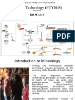 Particle Technology (PTY261S) : DR M Aziz