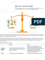 Comparar As Abordagens em Cascata e Agile: Cascata Agile Função Do Gerente de Projeto Escopo