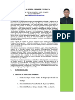 Curriculum Vitae Modelo