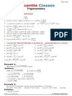 Percentile: Classes